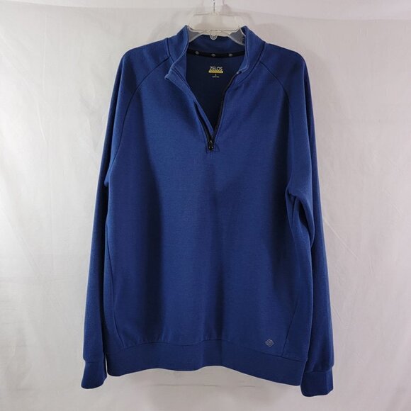 ZELOS Endurance Fleece Men's ¼ Zip Pullover - Picture 7 of 13